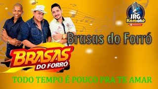 Brasas do Forró Todo Tempo é Pouco Pra Te Amar KARAOKE [upl. by Romola]