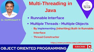 94 Runnable interface  Create Two Threads with Two different Class Objects in Java [upl. by Brad]