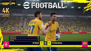 بيس 2025  برشلونة ضد النصر تعليق فهد العتيبي  EFOOTBALL 2025 ARABIC COMMENTARY [upl. by Edak]