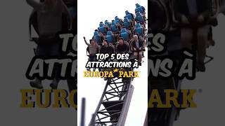 TOP 5 ATTRACTIONS EUROPAPARK 🎢😍 coasters [upl. by Xam]