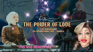 PUTRI ARIANI  THE POWER OF LOVE LIVE PERFORM CELINE DION COVER REACTION [upl. by Ranger573]