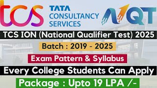 TCS NQT December Batch  201925 Batch  Package Upto 19 LPA  Step By Step Explained  tcs tcsnqt [upl. by Antonio150]