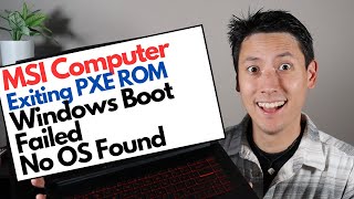 MSI  Windows Boot Failed  Operating System OS Not Found [upl. by Ransell]