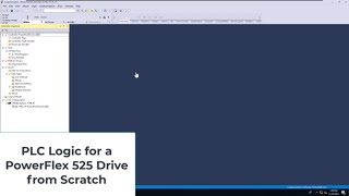 Programming PLC Logic For a Powerflex 525 Using Studio 5000 v35 [upl. by Arretak]