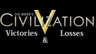 Fixed Civilization 5 All Victories  Victory Quotes  Loss Screen [upl. by Seraphim]