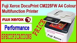 Fuji Xerox DocuPrint CM225FW A4 Colour Multifunction Printer [upl. by Attehcnoc]