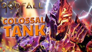 INDESTRUCTIBLE Aegishorn Colossal Tank Build  Godfall PS5 Gameplay [upl. by Naitsyrk674]