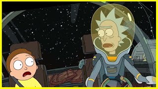 Rick and Morty snakes in space S04 E05 [upl. by Haroppiz444]