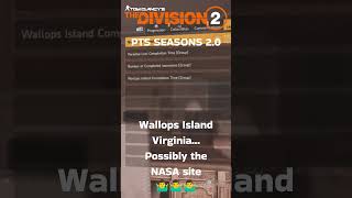 New IncursionWallops island 🎉🎉🎉 thedivision2 gaming incursion thedivision pts [upl. by Adnirual]