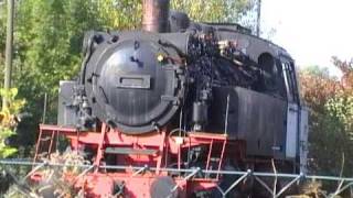 DenkmalLokomotive 64 344 in Plattling Ndb · 07 Oktober 2009 [upl. by Odab]