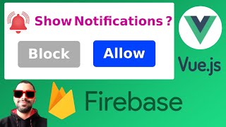 Vue send push notification with Firebase [upl. by Reisch]