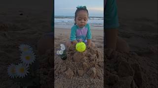 Sandcastle Surprise funny beach ❤️ [upl. by Browne423]