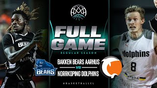 Bakken Bears v Norrkoping Dolphins  Full Basketball Game  Basketball Champions League 202324 [upl. by Emlynne592]