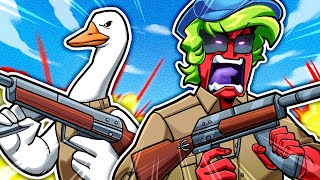 We Played a Duck Survival Game with guns [upl. by Naujak38]