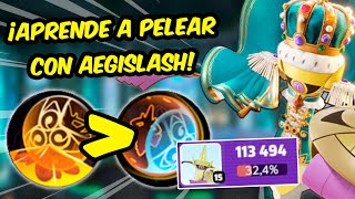 HE AQUÍ LA GUÍA COMPLETA DE AEGISLASH BUFFEADO 🔥 Build medallas y gameplay narrado  Pokemon Unite [upl. by Schuler]