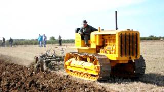 Caterpillar Fifty Ploughing at Little Casterton [upl. by Redvers279]