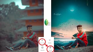 Snapseed New Creative Background Change Photo Editing Tricks  New Snapseed Photo Editing 2024 [upl. by Kellia]