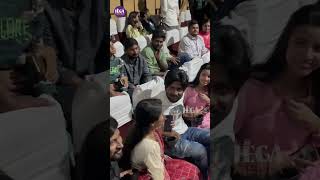 ambajipeta marriage band cast watching movie  shorts suhas ambajipetamarriageband sharanya [upl. by O'Brien]