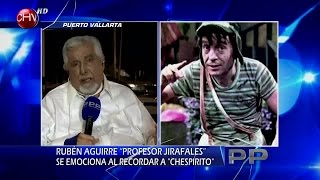 El Profesor Jirafales contó detalles inéditos de su vida junto a Chespirito 33 Primer Plano [upl. by Aikemit]