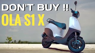 Ola S1 X 3kwh2kwh  Dont Buy Before Watching This Video  Ola S1 X Review  Ola S1 X Plus [upl. by Culbert]