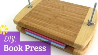 How to Make a Book Press  Sea Lemon [upl. by Macri]