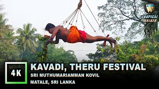 KAVADI for Theru Festival Matale  Sri Muthumariamman Kovil Matale Sri Lanka [upl. by Ienttirb]