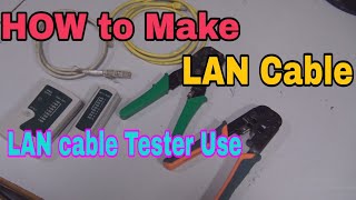 How to make LAN cable  Network Cable  in Hindi [upl. by Clifton909]