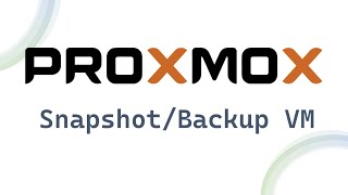 Proxmon 🛟 How to take a snapshotbackup of a VM [upl. by Crary225]