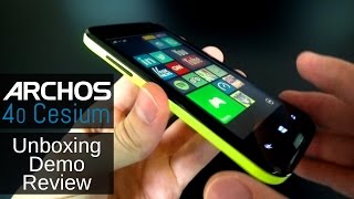 ARCHOS 40 Cesium  Unboxing Review and Demo [upl. by Ephram951]