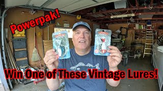 Vintage Lure Giveaway Powerpak Lure FisherMN [upl. by Atat]