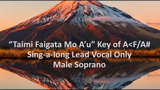 quotFelise Mikaelequot  Taimi Faigata Mo Au Karaoke Backing Track [upl. by Michael]