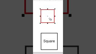 How to Draw Square Shape in Corel Draw By Seekh Raha Hoon shorts [upl. by Rory]