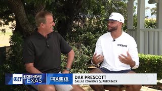 Dak Prescott puts in work to improve his footwork [upl. by Odnomyar]