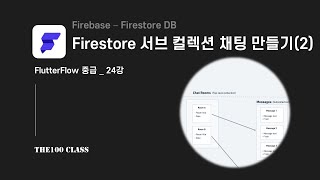 플러터플로우FlutterFlow중급24편Firebase Firestore create SubCollection 서브컬렉션으로 간단한 채팅앱 만들기22 [upl. by Marleah]