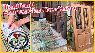 Traditional Stained Glass Door Making [upl. by Odilia234]