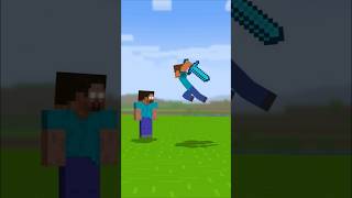 Steve Vs Herobrine minecraft [upl. by Leuqcar]