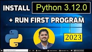 How to install Python 3120 on Windows 10 [upl. by Acinej]