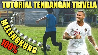 Tutorial Tendangan Trivela  Cara agar tendangan dapat melengkung sempurna seperti quaresma [upl. by Arias]