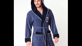 Мужские Махровые Халаты интернет  2019  Mens Bathrobes Terry [upl. by Golden]