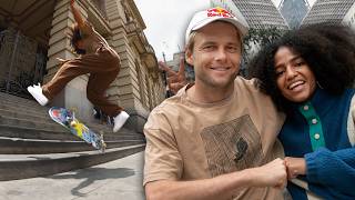 Linking up with Brazils newest Proskater Vitória Mendonça  SKATE TALES [upl. by Ayhdnas541]