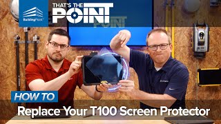 Thats The Point  How To Replace Your Trimble T100 Screen Protector [upl. by Ard]