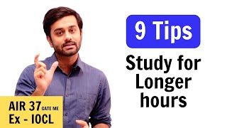 9 Tips to study Online for Longer Hours  GATE preparation  EXERGIC [upl. by Norrehc]