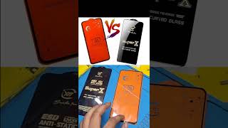 super x tempered glass vs 11d  11d mobile glass  super x mobile glass [upl. by Enylhsa]