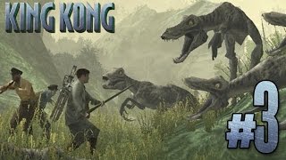 DINOSAUR STAMPEDE  Peter Jacksons King Kong  Ep3 XBOX 360 [upl. by Nelleh242]