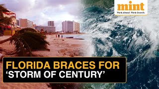 Hurricane Milton Florida Braces For Worst Storm In A Century Residents Vacate Tampa  Watch [upl. by Roarke]