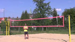 Das obere Zuspiel Pritschen im Beachvolleyball Theorie und Praxis [upl. by Cowey476]