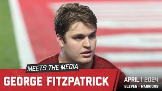 George Fitzpatrick talks about how hes progressed this offseason and this spring [upl. by Wernick646]