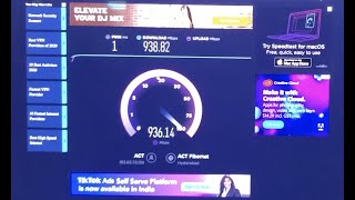 ACT FIBERNET GIGA  Hyderabad Test  February 23rd 2020 [upl. by Richma333]