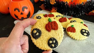 Easy Halloween Cookies [upl. by Ahsiei]