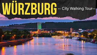 Wurzburg Germany Walking Tour  Germany Walking Tour Winter [upl. by Virgie]